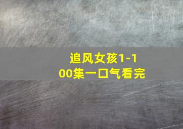 追风女孩1-100集一口气看完