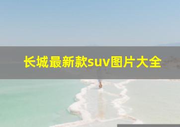 长城最新款suv图片大全