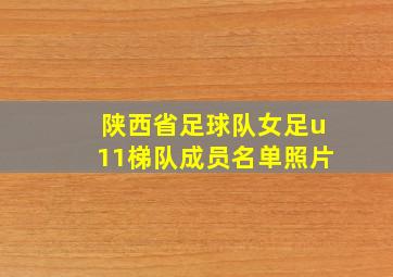 陕西省足球队女足u11梯队成员名单照片