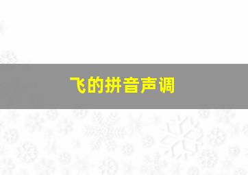 飞的拼音声调