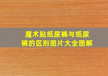 魔术贴纸尿裤与纸尿裤的区别图片大全图解